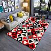Playing Card Pattern Carpet Suitable As a Non-slip Mat for the Living Room or Bedroom Sofa