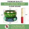 IBA Indianbeautifulart Tibetan Singing Bowl Musical Instrument For Meditation W Stick & Cushion
