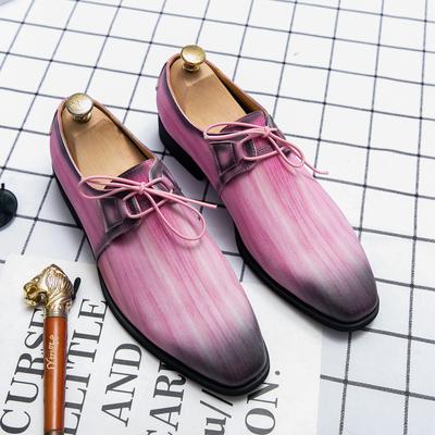 Fashion Dress Shoes for Men Gradient Men's Leather Business Formal Oxfords Footwear British Formal Shoes Man Loafers Zapatos Hombre