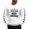 Men's And Women's Casual Christmas Printed Long-sleeved, Fleece Thick And Warm Round-neck Sweatshirts