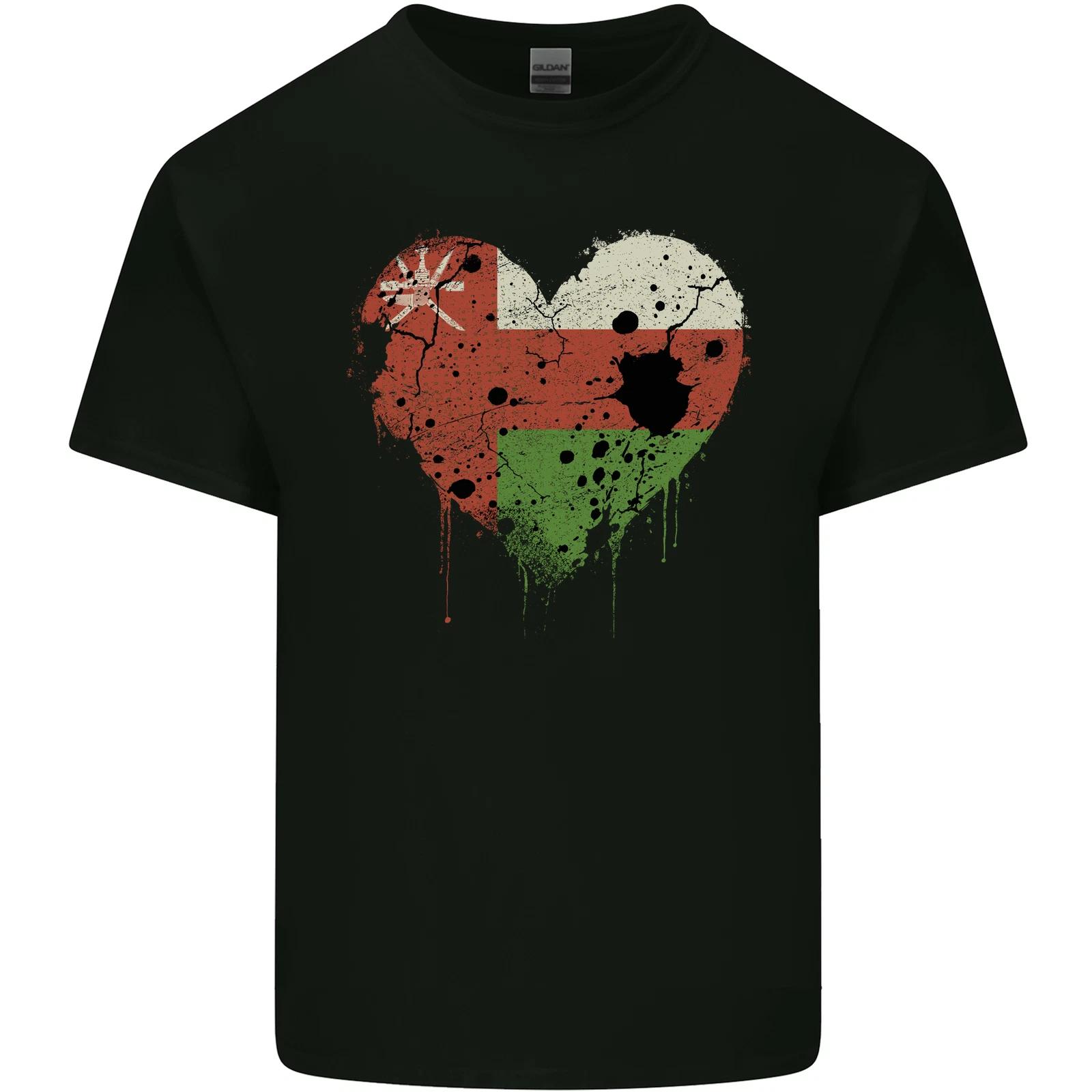 

Love Oman Flag Omani Day Football Kids T-Shirt Childrens 4XL