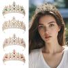 New Bridal Head Big Crown Jewelry Alloy Crown Holiday Wedding Party Dress Up Accessories