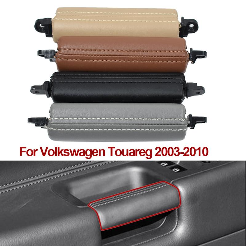 LHD RHD Kvalitní vnitřní madlo dveří řidiče kožené vyměnit za VW Volkswagen Touareg 2003 2004 2005 2006 2007 2008 2009