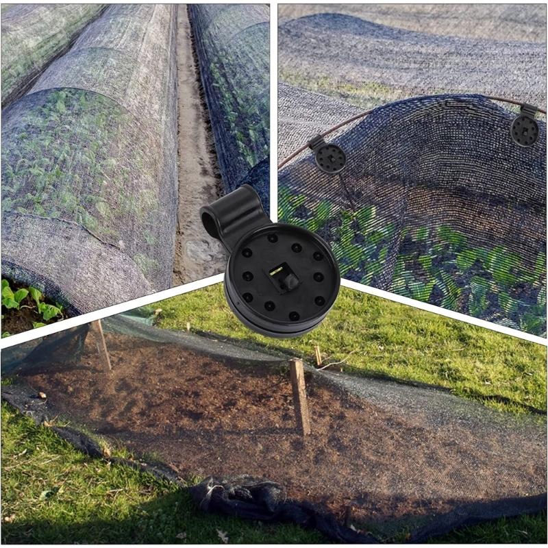 10/20/30Pcs Reusable Shade Cloth Clips Heavy Duty Lock Grip Strong Shade Cloth Fix Plastic Clips Shade Cloth Cable Clips