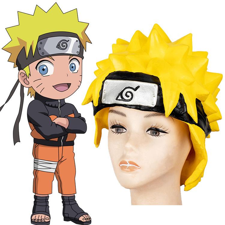 Halloween mask, latex headgear, Naruto-style mask, for cosplay, bar parties, and dances COS