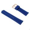 19,20,21,22,24mm Blaues Gummi Sportuhr Armband Riemen Silikon Handgelenkband