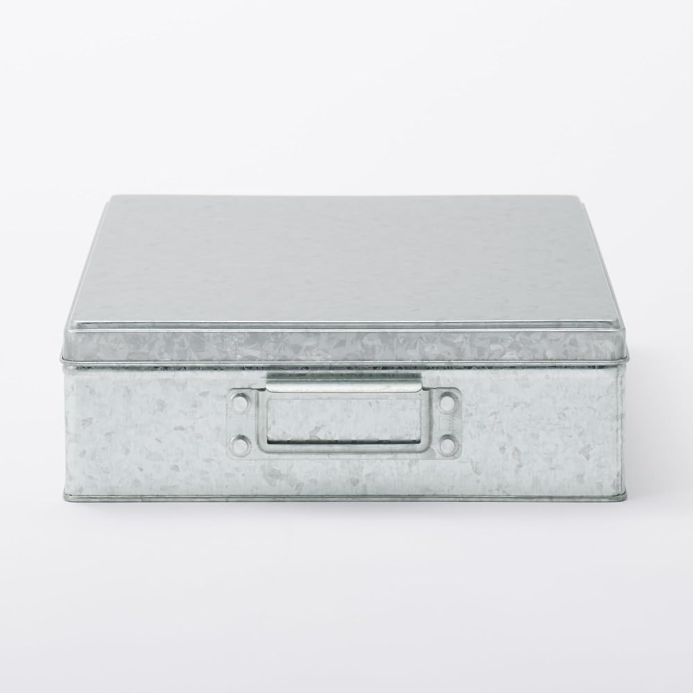 MUJI Tin Box, Large, 85cm Tall, KGG25A1S (Clothing Storage Case, Storage Box)