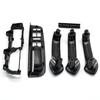 LHD Carbon Fiber Front Rear Left Right Door Handle Set Replacement For Volkswagon VW Bora Golf 4 MK4 Jetta 1999-2004