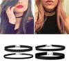 Chic Black Choker Necklaces 4 Stylish Neck Choker Jewelry Neck Chain Accessory