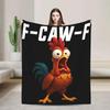 Halloween Gamer Pumpkin Crow Raven Bird Plush Flannel Blanket for Kids Soft Warm Bedspread Throw for Home Gift