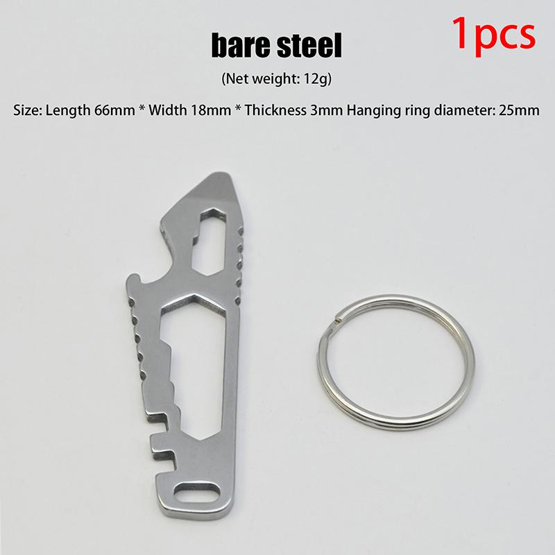 Новый мини-многофункциональный ломик из нержавеющей стали, новый мини-шестигранный ключ EDC, открывалка для бутылок, портативный инструмент для ремонта велосипеда для улицы