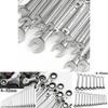 6mm-32mm Wrench Chrome Vanadium Steel Fixed Head Metric Ratchet Spanner**