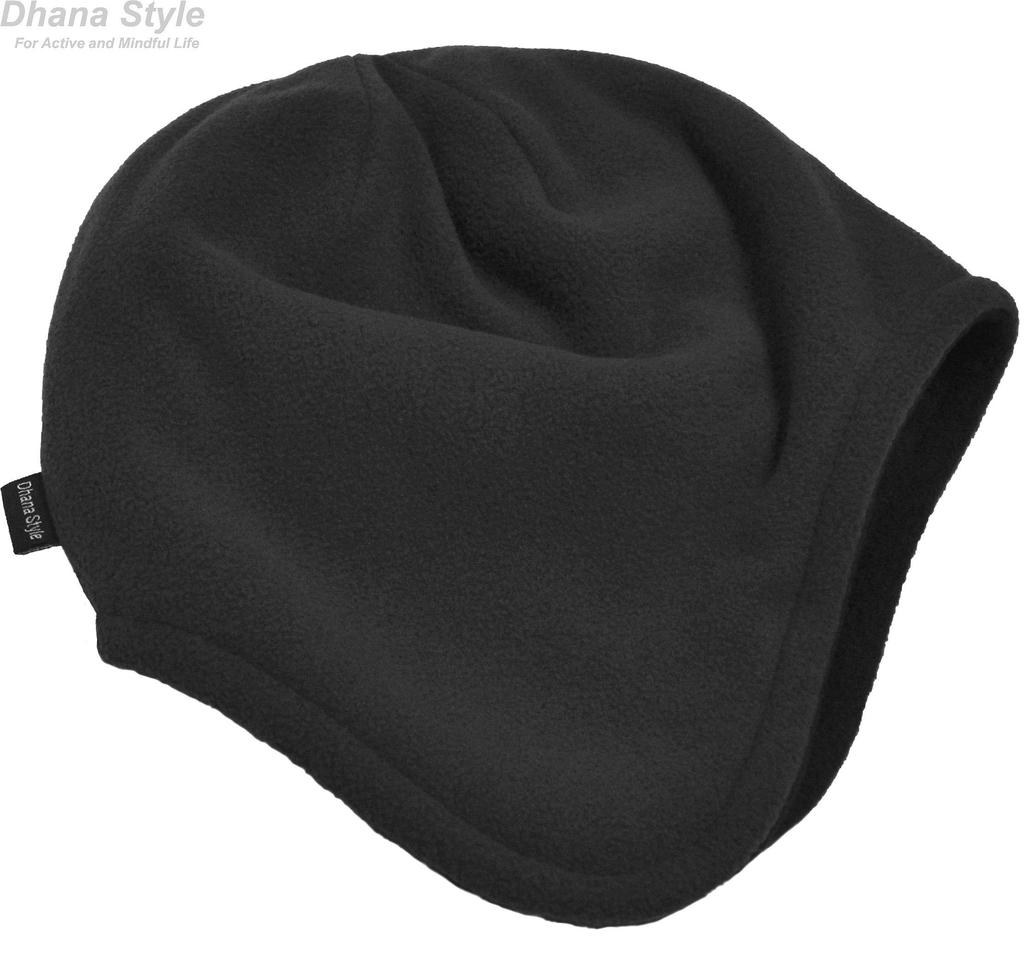 WFD Typ Stretch Fleece Stickad Pilotmössa med Integrerade Öronlappar för och Utomhusaktiviteter Keps, Stil, Värmare, Vindtät, Öronlappar, Cykling, Motorcyklar,