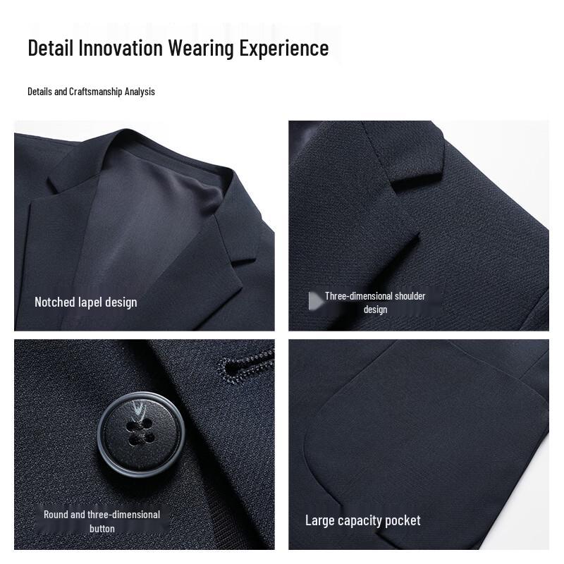 SHANSHAN Men's Business Casual Suit Jacket