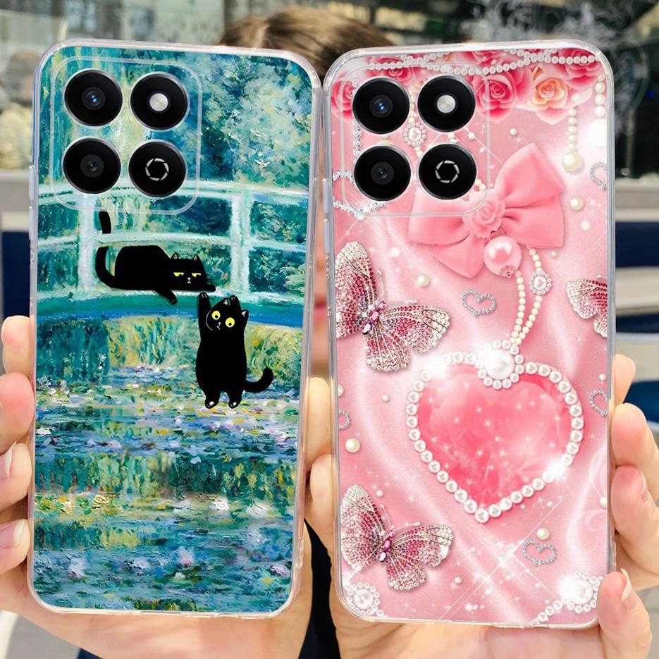 For Honor X7C 5G Case ALT-NX1 Cute Panda Cartoon Painted Cover Soft Slim Phone Case For Honor X7C X 7c HonorX7C 4G Fundas Bumper