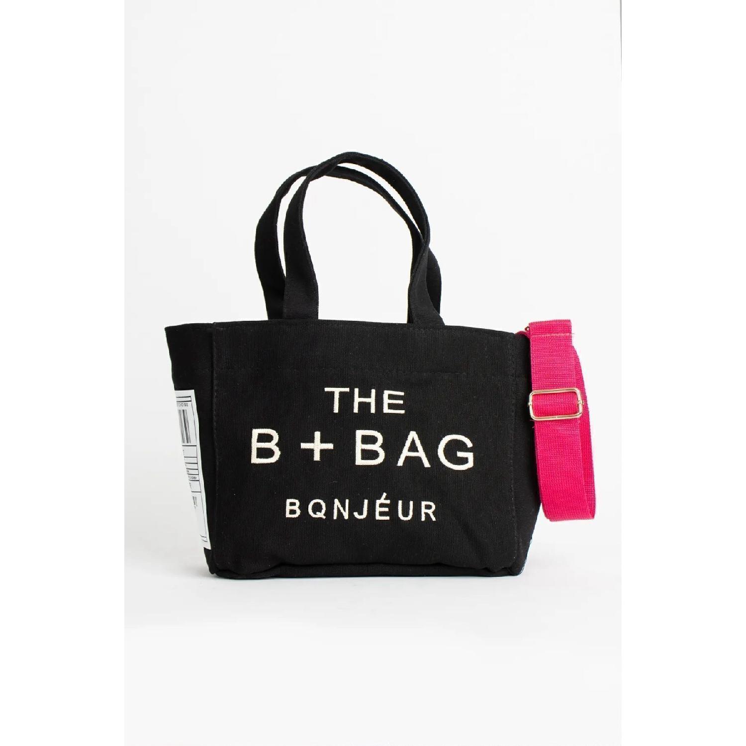 

Полотняна сумка через плече The B Bag Pink з довгим ремінцем Standart алабама, темно-червоний колір