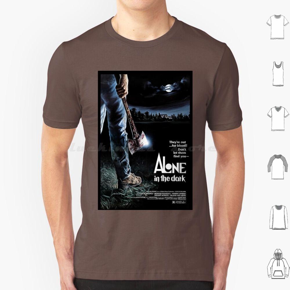 Alone In The Dark T Shirt Cotton Men Women DIY Print Film Movie Movies Horror Classic Vintage 1980s 1970s 80s 70s Cinema Old