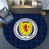 Scotland National Football Team,Round Area Rug,Carpet Rug for Living Room Bedroom Sofa Playroom Decor,Non-slip Floor Mat