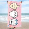 CHIIKWAWA Print Beach Towel, Large Soft Quick Dry Towel for Beach Camping Swimming