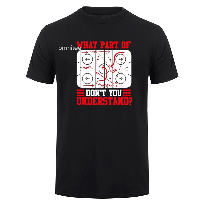 Funny Ice Hockey T Shirt Ice Hockey Player Graphic Tee Gift Unisex Summer Streetwear Tops HJ069