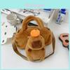 Kids Cartoon Capybara Plush Backpack With Waterresistant Nylon For Daily Use