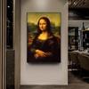 Lächeln von Mona Lisa Porträt Leinwand Gemälde Reproduktionen klassische Da Vinci berühmte Kunst Poster für Wohnzimmer Cuadros Bild Home Decor Hintergrund