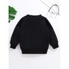 Kids Crewneck Sweatshirt, Cute Cowboy Print Long Sleeve Top