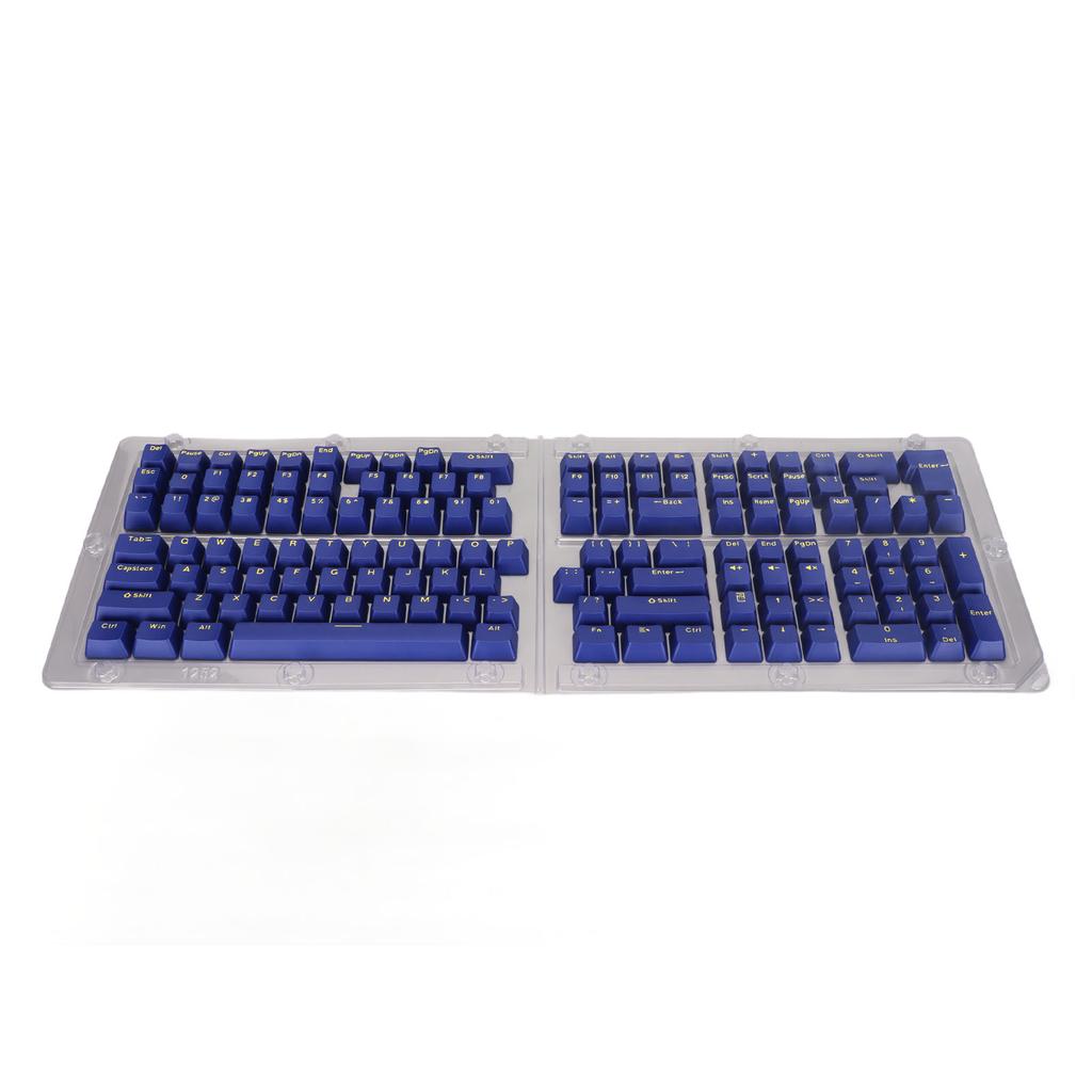 132 Key PBT Keyboard Keycaps OEM Height Secondary Injection Molding   Combination Matte Keycaps for Mechanical Keyboard