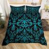 Feelyou Sunflower Duvet Cover Botanical Floral Printed Bedding Set for Kids Women Adults Yellow Blossom Flowers Comforter Cover Wooden Scene