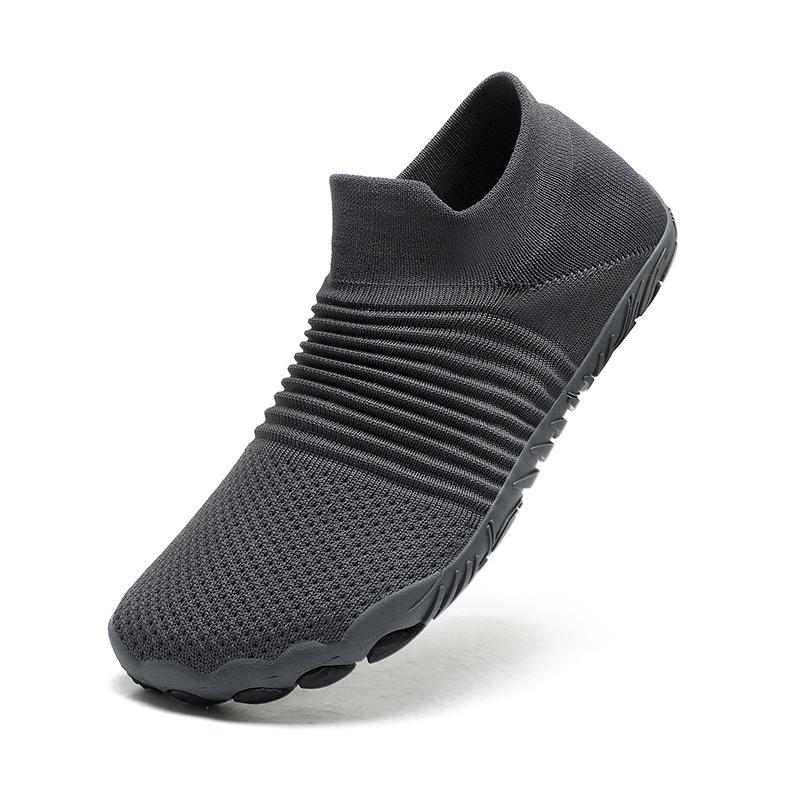 

Кроссовки для бега и кроссовок, мужские, минималистичные, с широким носком, повседневные, босиком, женские, минималистичные, модные, One Step Kick 45 темно-серого