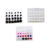 12 Pair/Set Bohemian Women Pearl Earrings Kit Girl Wedding Prom Party Ear Rings Simple Vintage Ear Studs