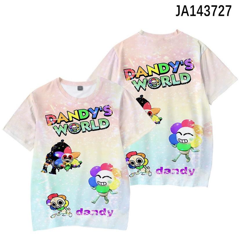 Adult cartoon trendy printed personalized casual T-shirt men