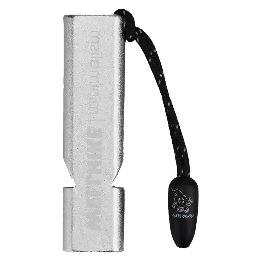 Double Tubes EDC Mini Whistles 120dB Safety Loud Whistle Aluminum Alloy Outdoor Survival SOS Whistle for Hiking Camping Fishing