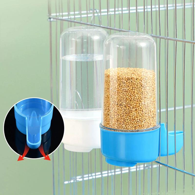 Hanging Pet Feeder Squirrel Parrot Water Dispenser Pet Bird Food Box Cage Accessories Birds Supplies