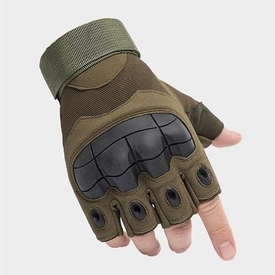 Gants de cyclisme tactiques militaires pour hommes, respirants, antidérapants, demi-doigt, gants de sport, vtt, vélo