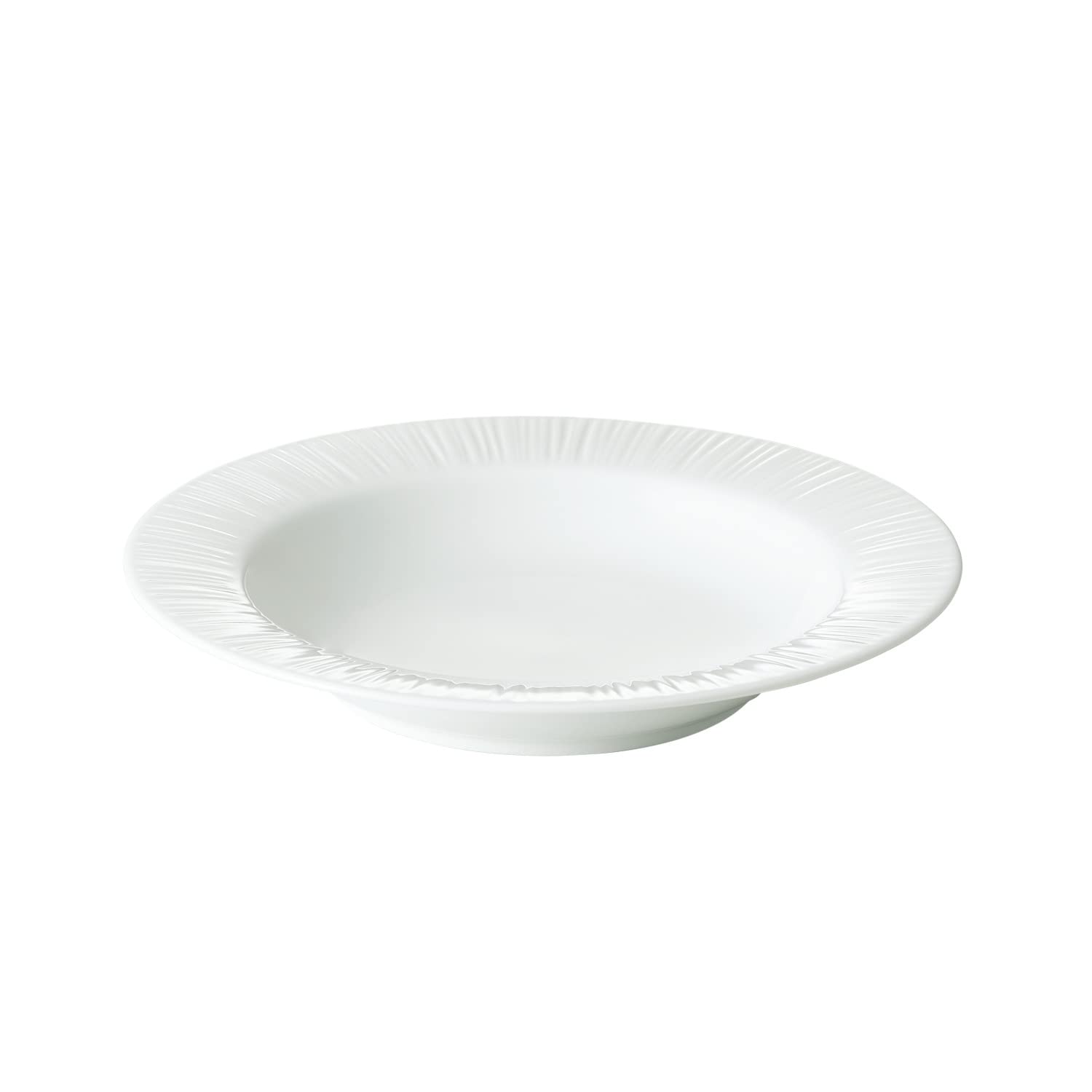 

Noritake Deep Plate, 23cm, 370cc, Conifer, Microwave and Dishwasher Safe, White, Fine Porcelain (White), 1708L/90098