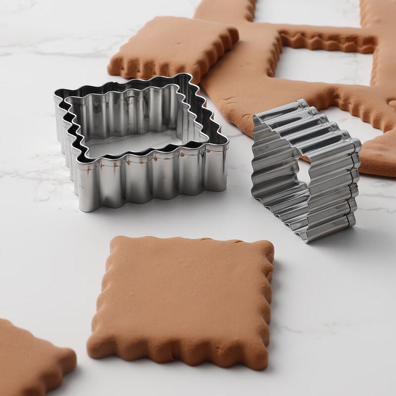 PaBei Stainless Steel Fondant Cookie Cutters Set