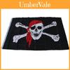 Jolly Roger Piraten Auto Vlag Polyester Stof Halloween Decoratie Voor Voertuigenthousiasten