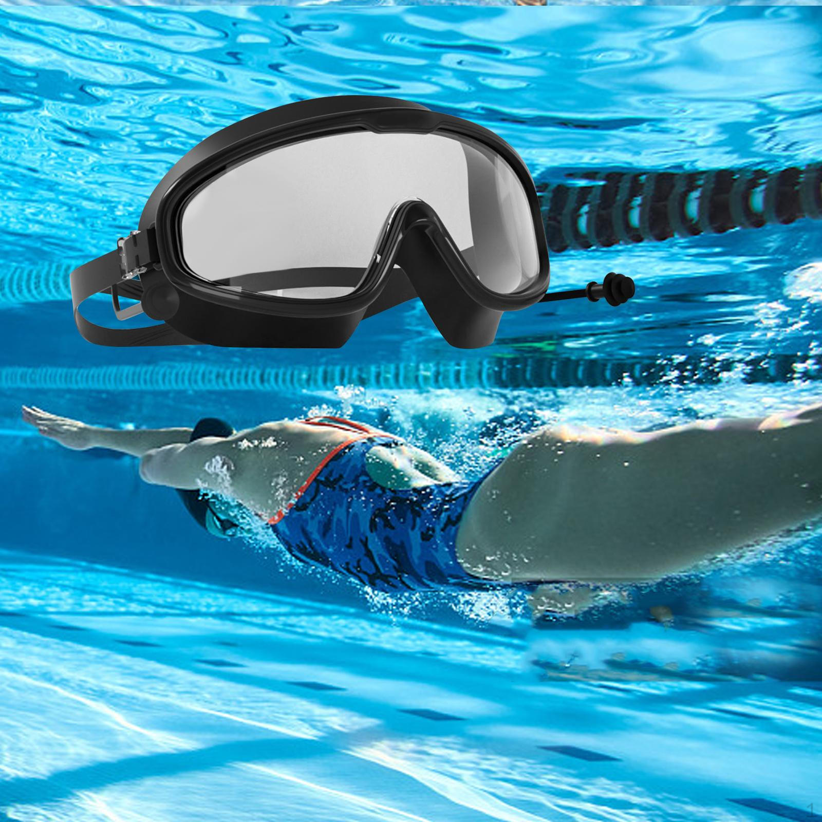 

Advanced Swim Eyewear with Enhanced Comfort and Anti-Fog Protection Black Clear Bagged