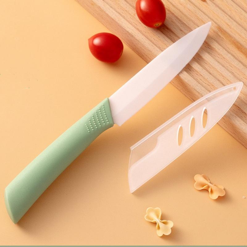 Ceramic Knife Household Fruit Knife Sharp Kitchen Cutting Knife Anti Slip Knife Set Baby Food Peeler Tool