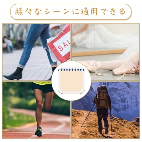 BOCAIDHK Foot Protection Pads, Anti-Shoe Tape, Protects the Soles of Your Feet and Other Injuries, Strong Adhesive, Waterproof, Shock Absorbing, Heel