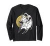 Bat and Moon Tribal Tattoo Long-Sleeve T-Shirt
