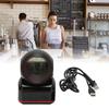 Bar  Scanner USB 2D 1D Omnidirectional Sensing 617nm Red LED Desktop Label Reader for Phone Computer Screens