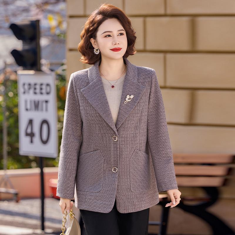 

Stylish Winter Coat for Middle-Aged Women, Ages 40-60 4XL (recommended for 140-155 jin)