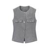 2025 Winter New Arrival: European & American Style Sleeveless Top and Wide-Leg Pants Set