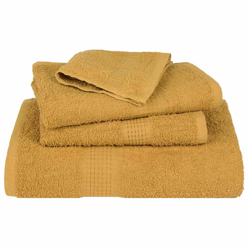12 piece Towel Set FROGN Gold 360 g m²