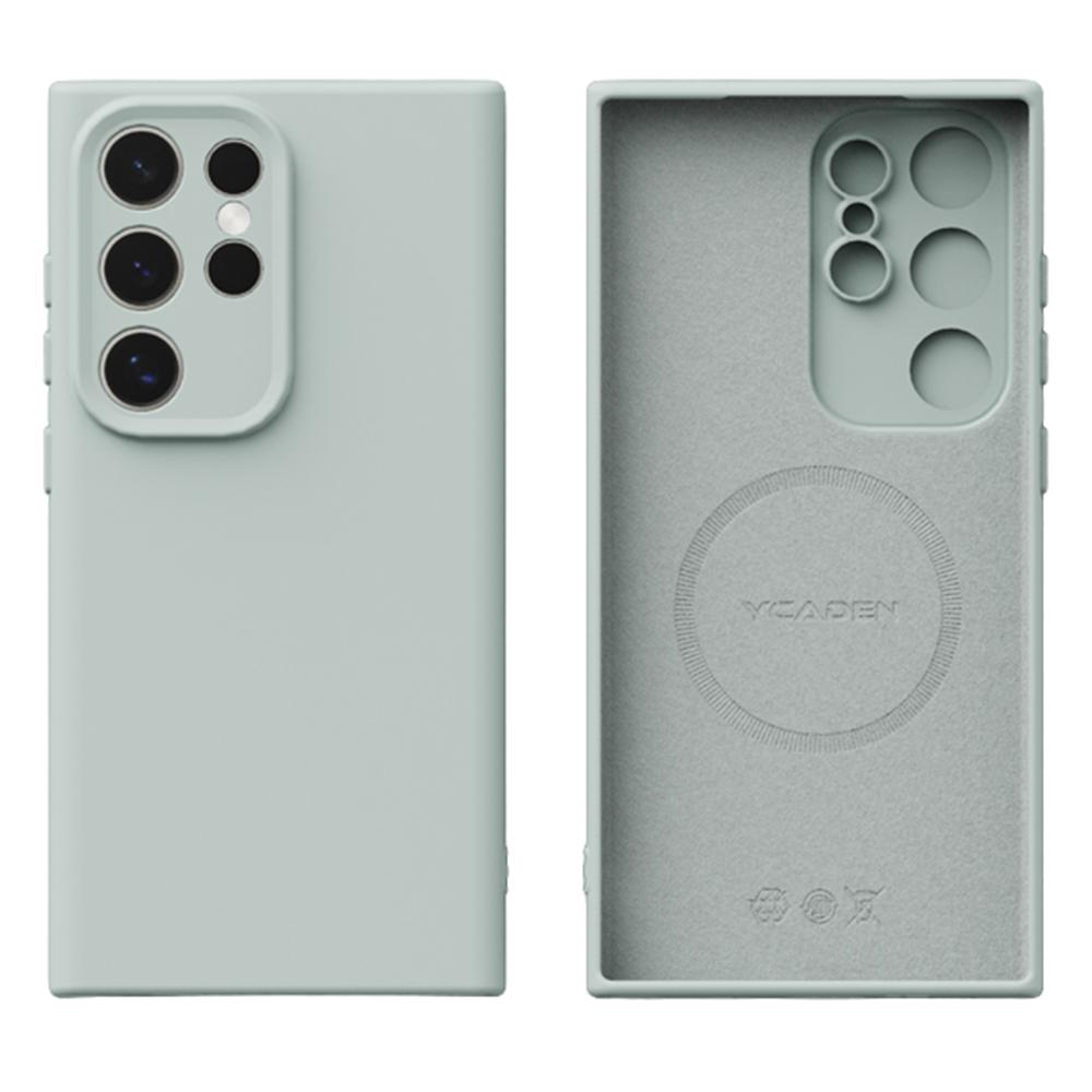 YCADEN For Samsung Galaxy S24 Ultra Case Compatible with MagSafe Precise Cutouts TPU Phone Back Cover