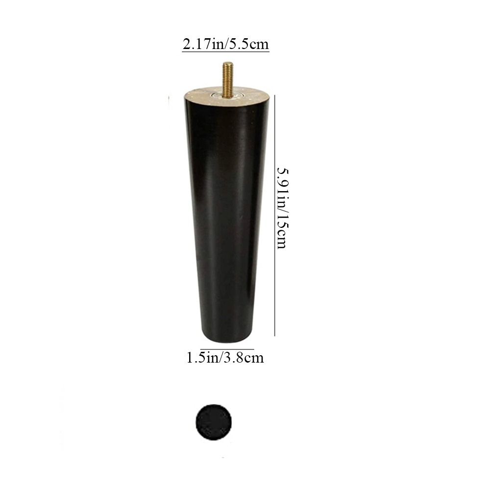 Conical Durable Replacement TV Cabinet Chair Sofa Leg Furniture Leg Table Feet for Coffee Table
