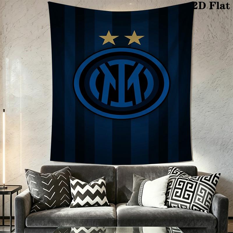 Inter Milan Logo Phone Wallpaper Bedding 1 Duvet Cover 2 Pillowcase Without Core Duvet Cover And Pillowcase Soft And Comfortable