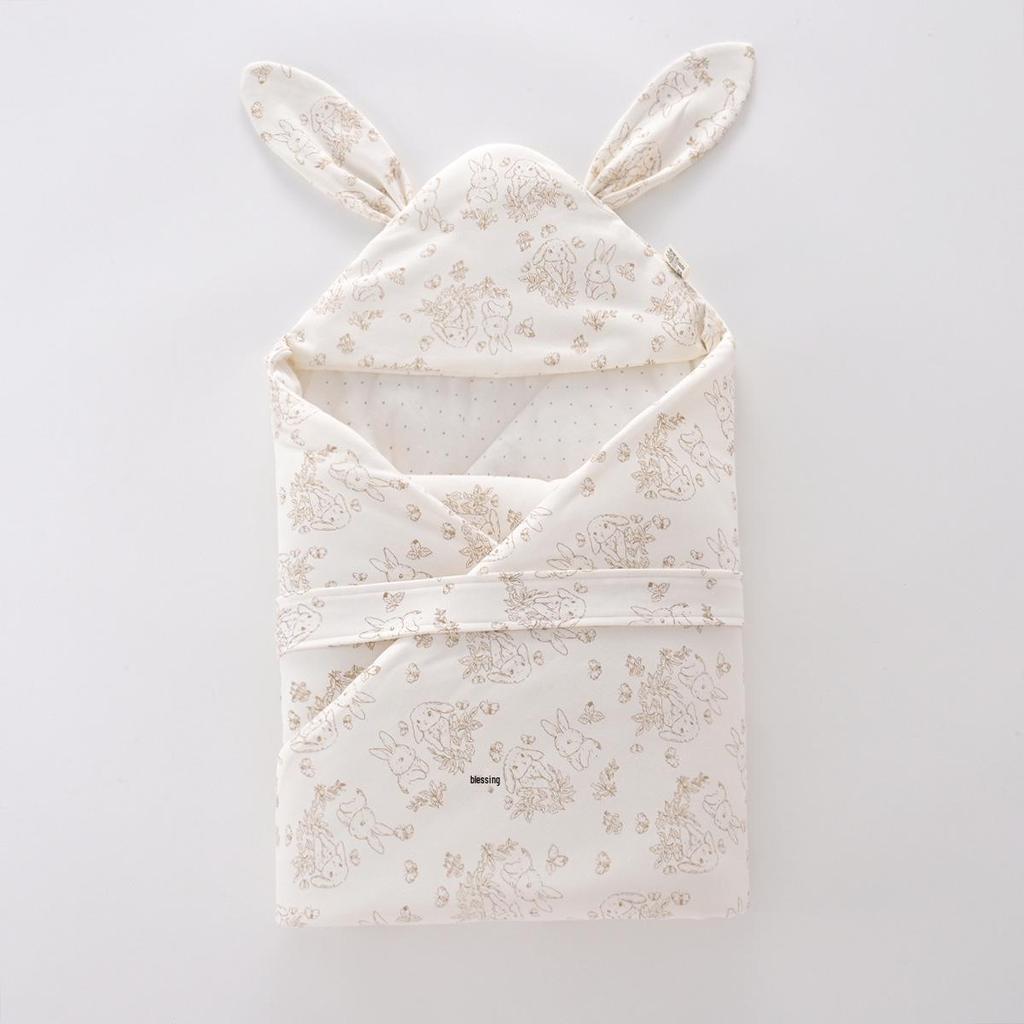 Newborn Swaddle Blanket - Lightweight Cotton for Spring & Autumn
